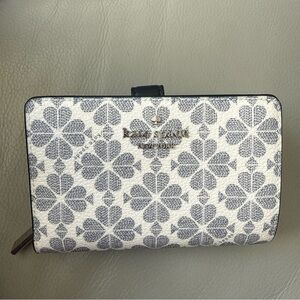 Kate Spade Navy Floral Wallet
